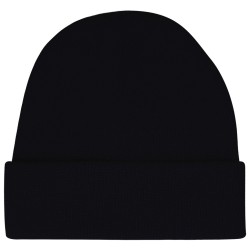 Cappellino zuccotto da bambooino in acrilico nero personalizzato K18302N Cappellino zuccotto da bambooino in acrilico nero personalizzato K18302N