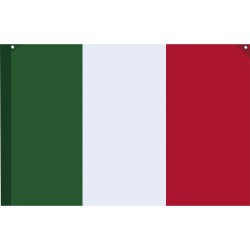 Bandiera italiana in poliestere personalizzato K18403 Bandiera italiana in poliestere personalizzato K18403