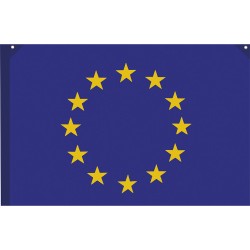 Bandiera europea in poliestere personalizzato K18412 Bandiera europea in poliestere personalizzato K18412