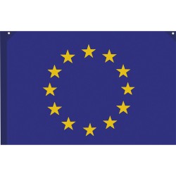 Bandiera europea in poliestere personalizzato K18413 Bandiera europea in poliestere personalizzato K18413