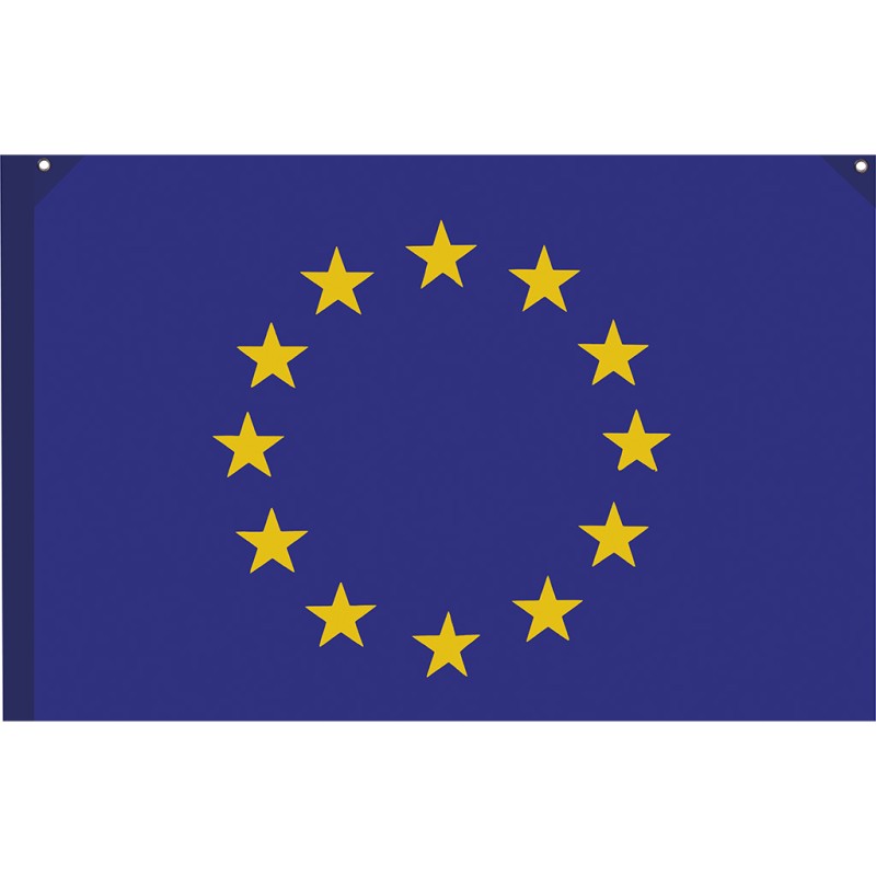 Bandiera europea in poliestere personalizzato K18413