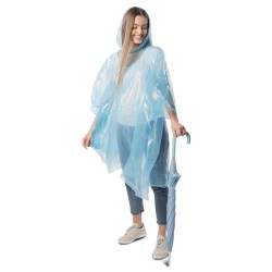 Poncho impermeabile in pe personalizzato K18505