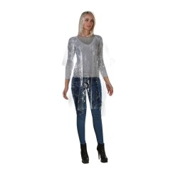 Poncho impermeabile in pe e pvc rosso personalizzato K18507R