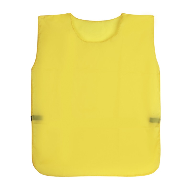 Casacca in poliestere giallo personalizzato K18509G