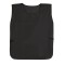Casacca in poliestere nero personalizzato K18509N