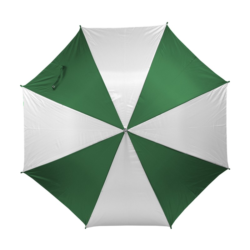 Ombrello automatico bianco/verde personalizzato K18200B/V