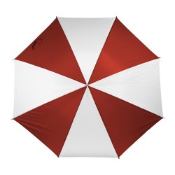 Ombrello golf maxi bianco/rosso personalizzato K18230B/R