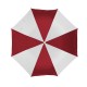 Ombrello mini automatico bianco/rosso personalizzato K18245B/R