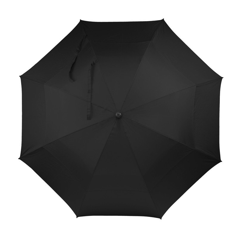 Ombrello windproof maxi nero personalizzato K18246N