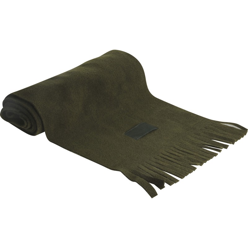 Sciarpa in pile con targhetta verde militare personalizzato K18001VM