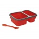 Vaschetta porta vivande in plastica e silicone personalizzato L19002 Vaschetta porta vivande in plastica e silicone personalizzato L19002