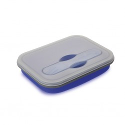 Vaschetta porta vivande in plastica e silicone blu royal personalizzato L19003BL Vaschetta porta vivande in plastica e silicone blu royal personalizzato L19003BL