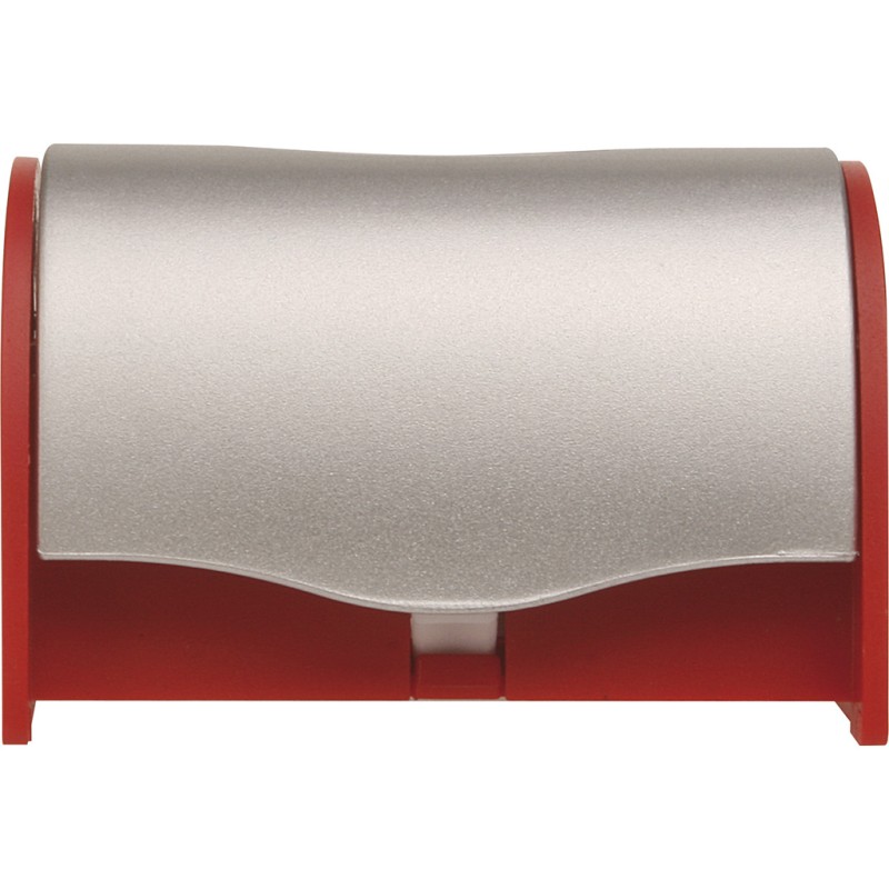 Dispenser per stuzzicadenti in plastica rosso personalizzato L19017R