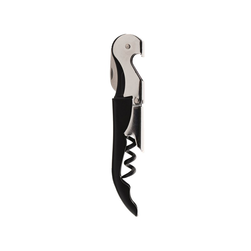 Cavatappi in metallo nero personalizzato L19028N