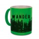 Tazza in ceramica colori fluo verde acido personalizzata L19033VA Tazza in ceramica colori fluo verde acido personalizzata L19033VA