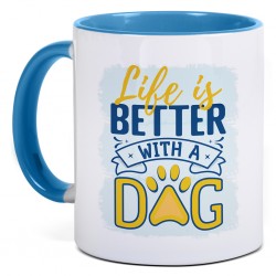 Tazza in ceramica blu sky personalizzata L19036SK Tazza in ceramica blu sky personalizzata L19036SK