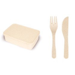 Vaschetta porta vivande in fibra di bamboo personalizzato L19008