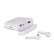 Auricolari bluetooth con caricatore usb e wireless in plastica personalizzato M20046