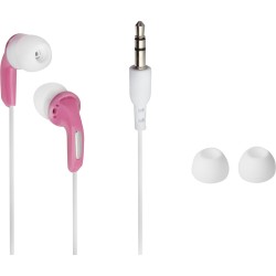 Auricolari in plastica rosa personalizzato M20031RS Auricolari in plastica rosa personalizzato M20031RS