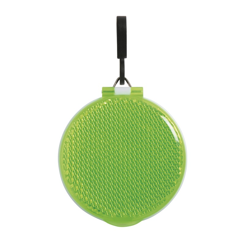 Auricolari in plastica verde acido personalizzato M20042VA
