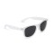 Occhiali da sole in plastica bianco personalizzato O22100B