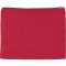 Astuccio in iuta e cotone rosso personalizzato Q24481R