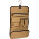 Beauty case vintage appendibile in policotone canvas kaki personalizzato Q24357KA