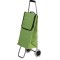 Borsa con ruote in poliestere verde acido personalizzata Q24756VA