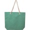 Borsa mare in poliestere verde personalizzata Q24276V
