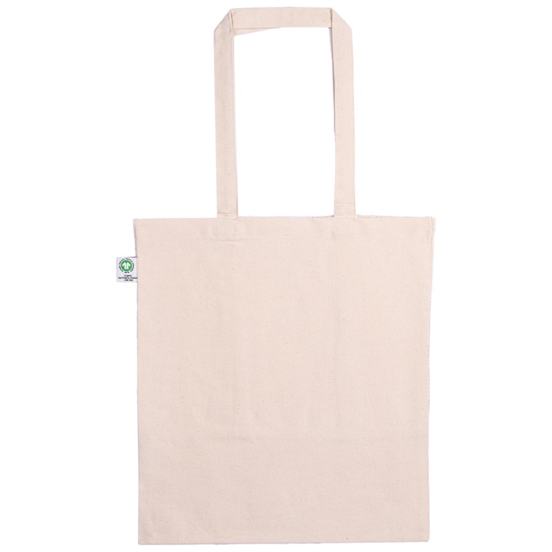 Borsa shopper con rete natural personalizzata Q24298