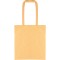 Borsa shopper in cotone riciclato gialla personalizzata Q24282G