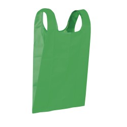 Borsa shopper in poliestere verde acido personalizzata Q24213VA