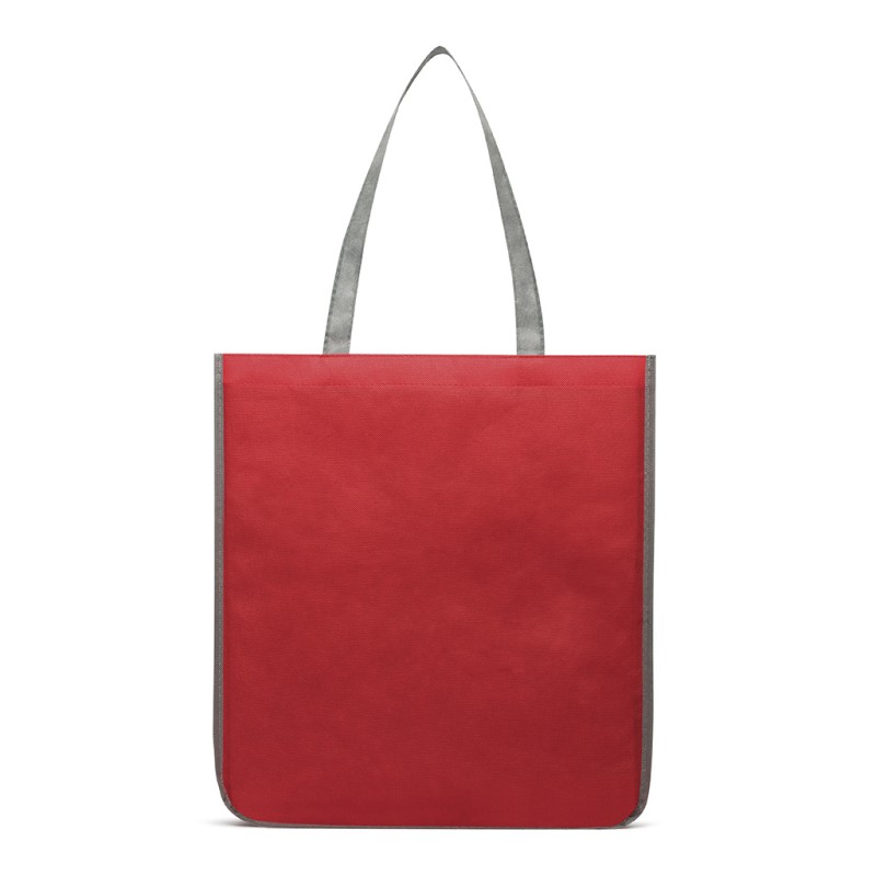Borsa shopping in tnt rossa personalizzata Q24259R