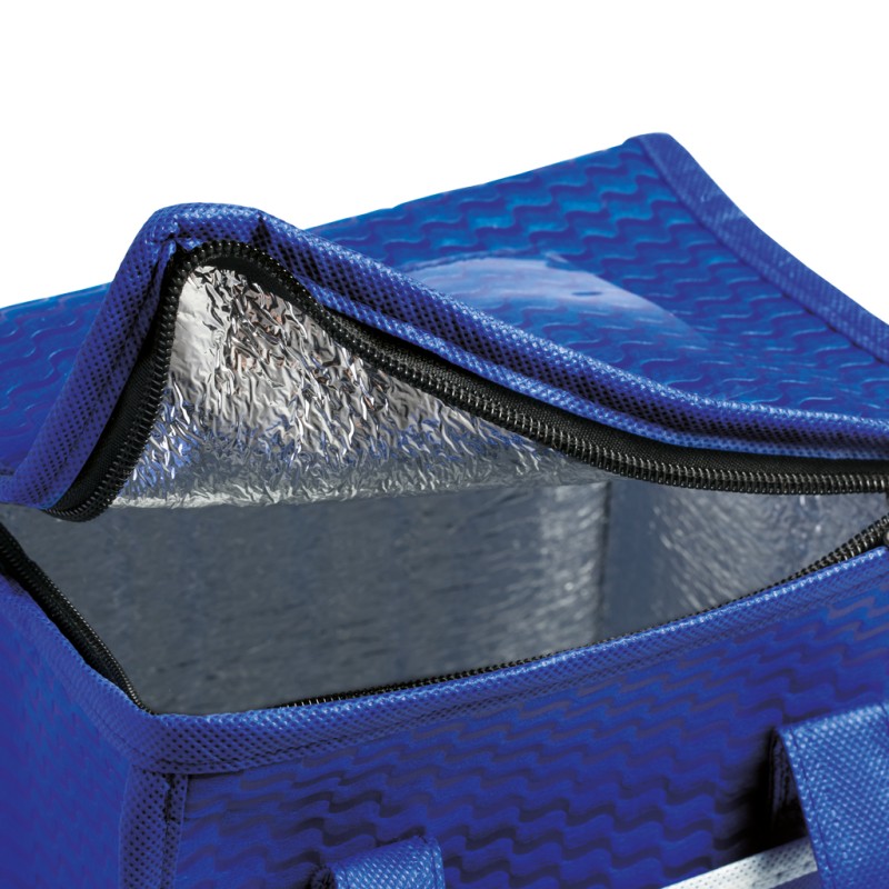 Borsa termica in tnt blu royal personalizzata Q24266BL