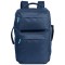 Borsa zaino da viaggio in poliestere blu navy personalizzata Q24097NY