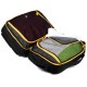 Borsa zaino da viaggio in poliestere nera personalizzata Q24097N