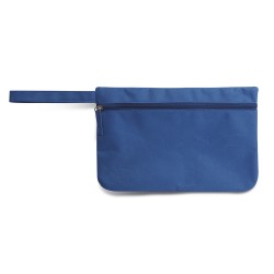 Busta porta documenti in poliestere blu royal personalizzato Q24402BL