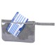 Busta porta documenti melange in poliestere grigio personalizzato Q24384GR