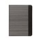 Cartella portablocco in nylon e pu grigio personalizzato Q24103GR