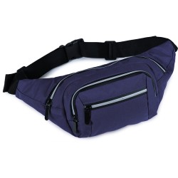 Marsupio multitasche in rpet blu navy personalizzato Q24338NY