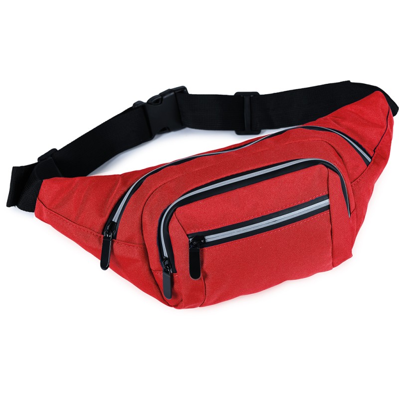 Marsupio multitasche in rpet rosso personalizzato Q24338R