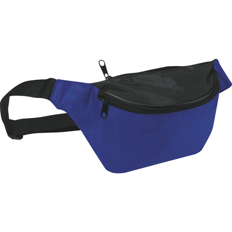 Marsupio nero/blu royal personalizzato Q24310N/BL
