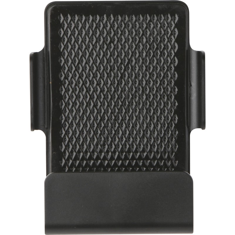 Porta cellulare da auto in plastica e gomma nero personalizzato Q24033N