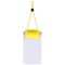 Porta cellulare impermeabile touch screen in pvc e poliestere giallo personalizzato Q24428G