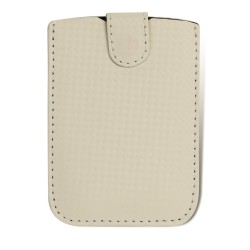 Portacarte di credito in pu bianco personalizzato Q24036B