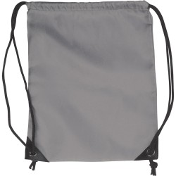 Sacca in poliestere grigio personalizzato Q24020GR