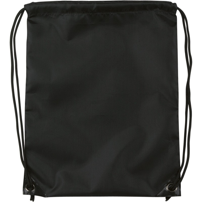 Sacca in poliestere nero personalizzato Q24020N