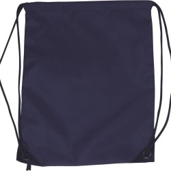 Sacca in poliestere blu navy personalizzato Q24020NY Sacca in poliestere blu navy personalizzato Q24020NY