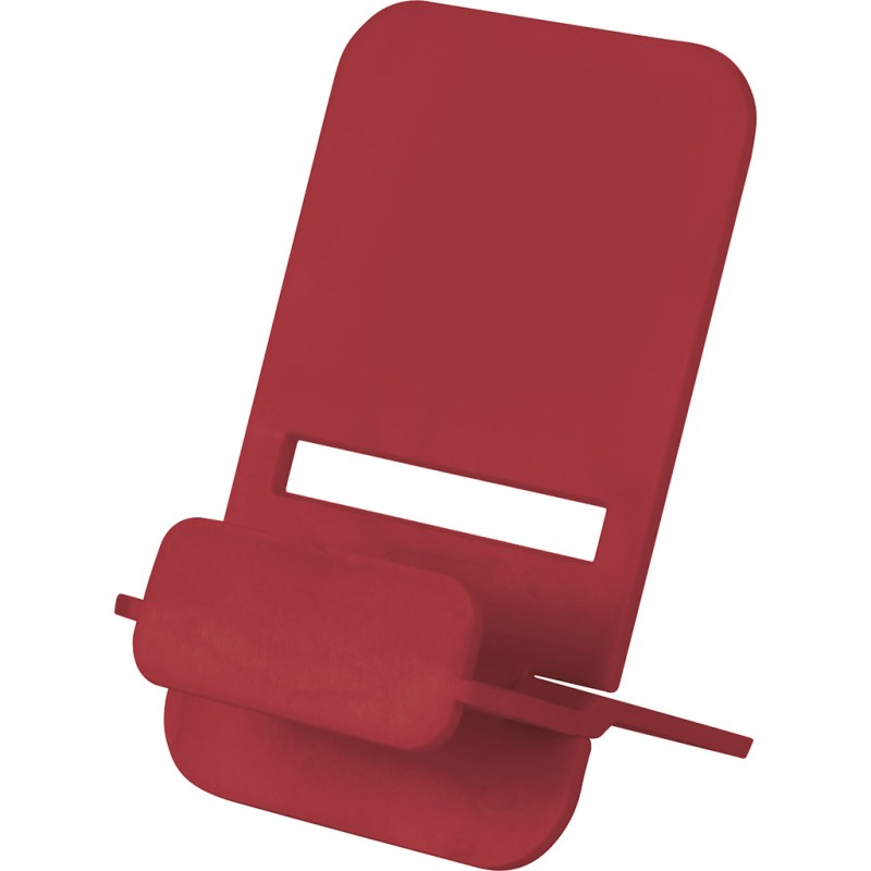 Porta telefono universale in plastica rosso personalizzato Q24032R
