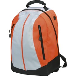 Zaino trekking in poliestere arancione personalizzato Q24052A